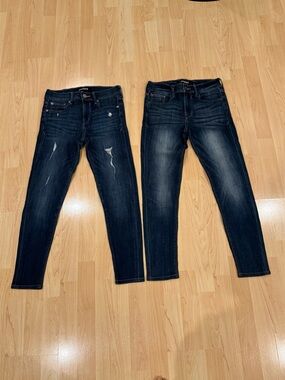 Bundle of Two Express Stretch Mid Rise Legging Jeans - Size 2S